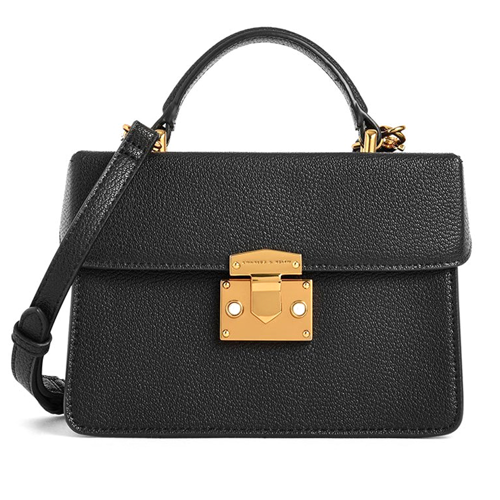 Сумка Charles & Keith чемодан (Черный)