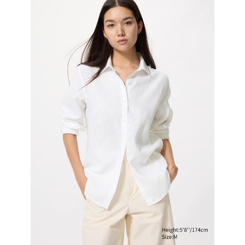 Рубашка Uniqlo (Белый)