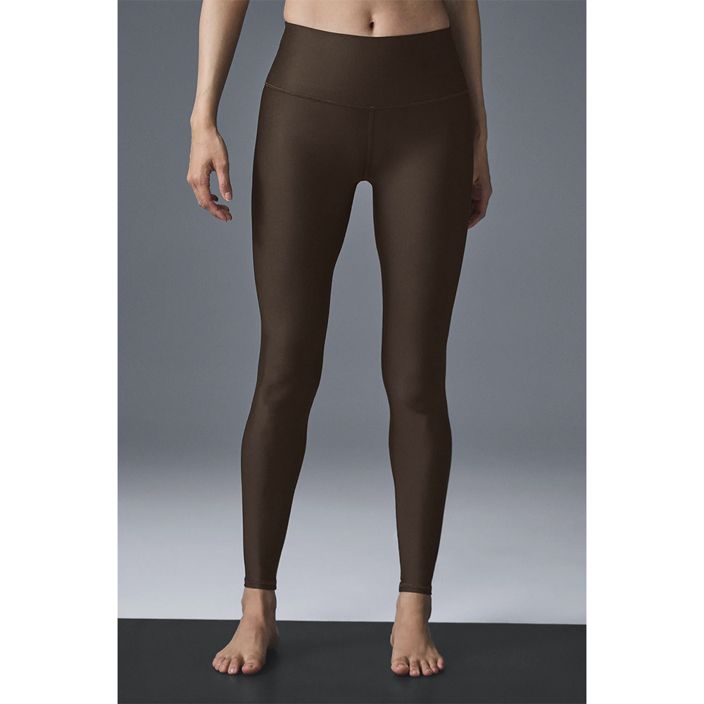 Леггинсы Alo 7/8 High-Waist Airbrush (Espresso)