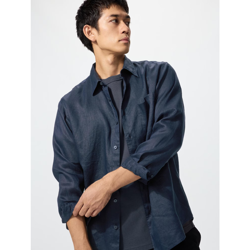 Рубашка Uniqlo (Navy)