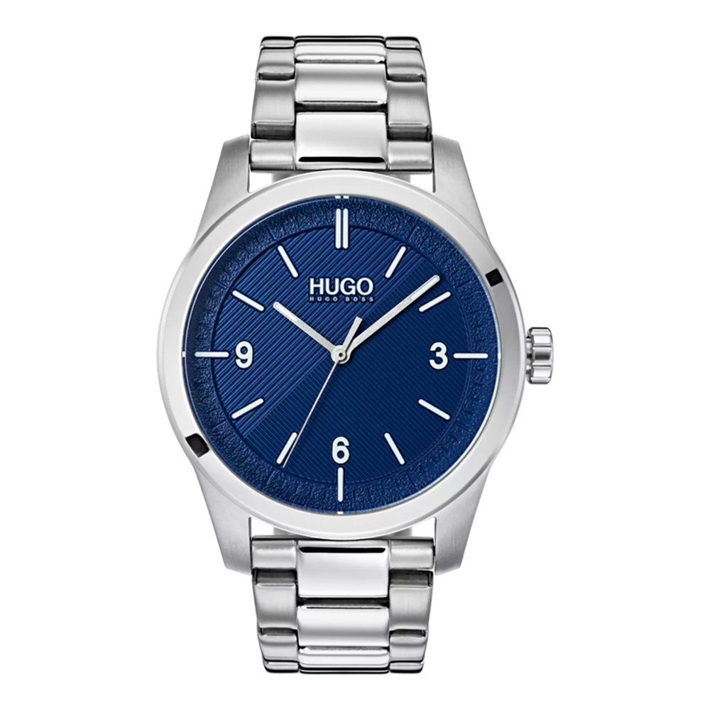 Часы Hugo Boss с синим циферблатом 