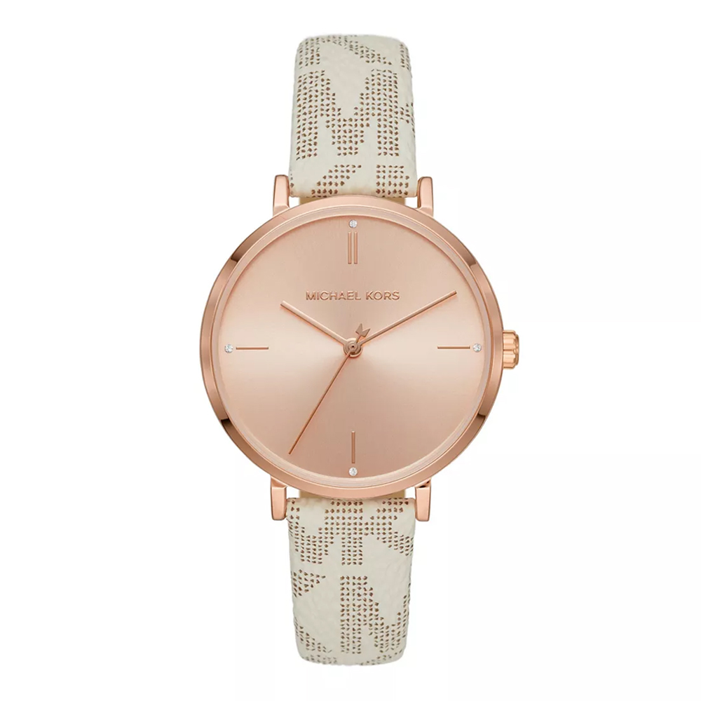 Часы Michael Kors с розовым циферблатом