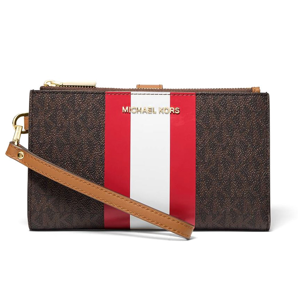 Кошелек Michael Kors с красной вставкой