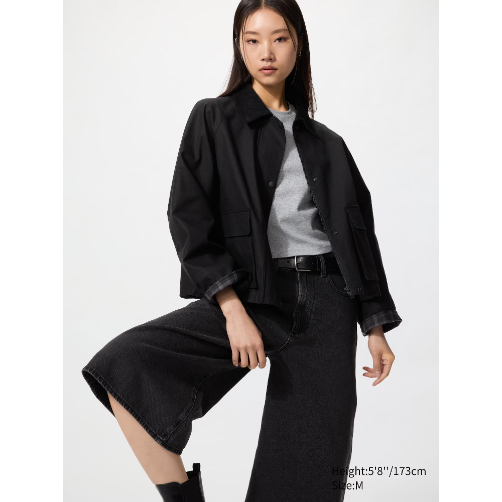 Куртка Uniqlo укороченная (Черный)