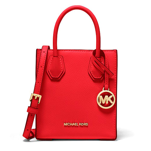 Сумка Michael Kors мини зернистая (Красный)