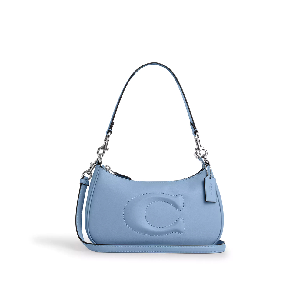 Сумка Coach через плечо (Голубой)