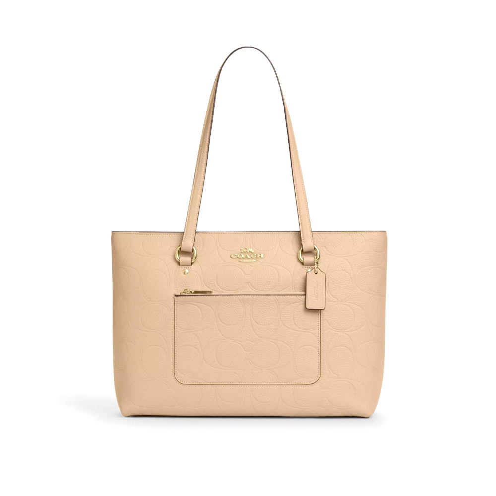 Сумка Coach Station Tote(Gold/Oat)