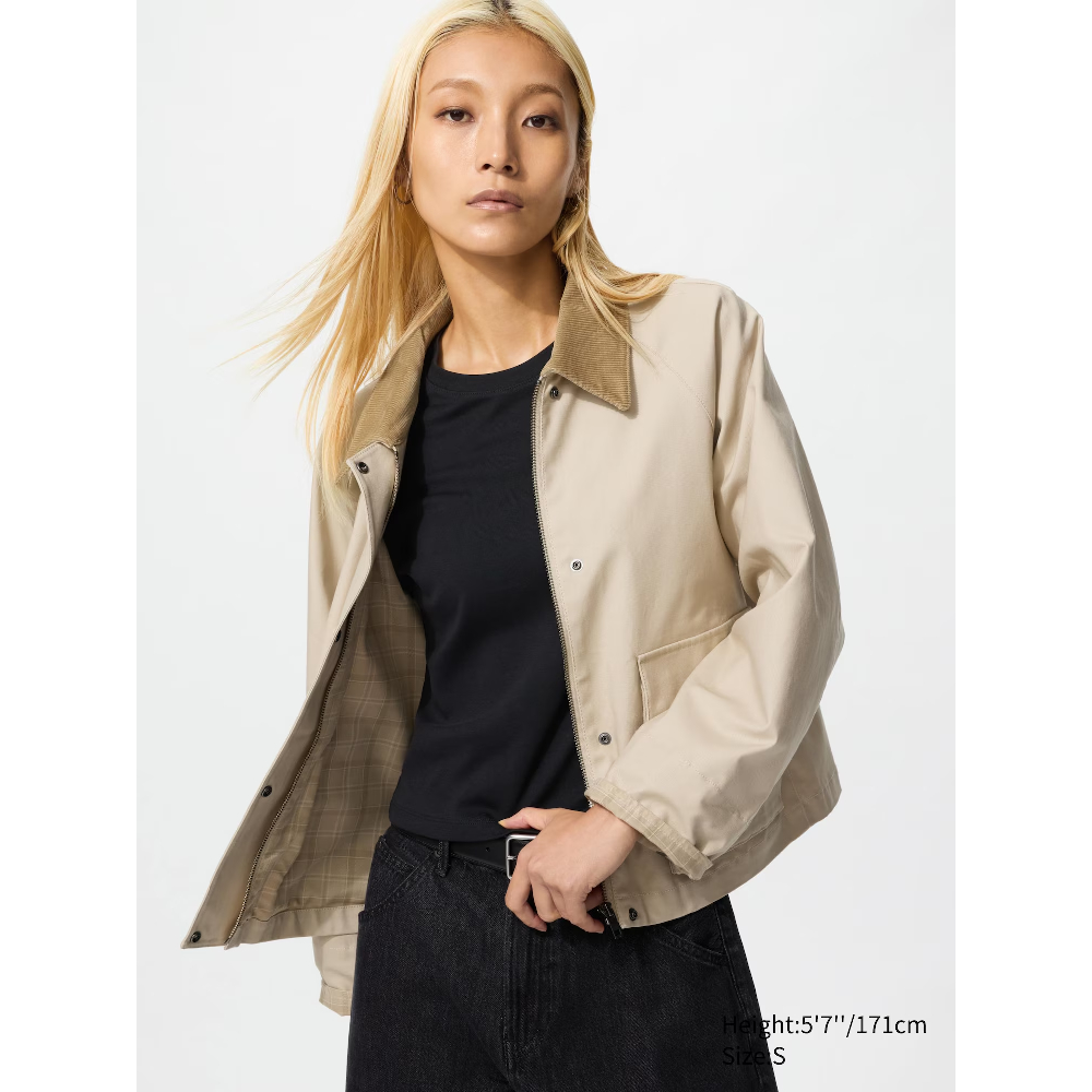Куртка Uniqlo укороченная (Бежевый)