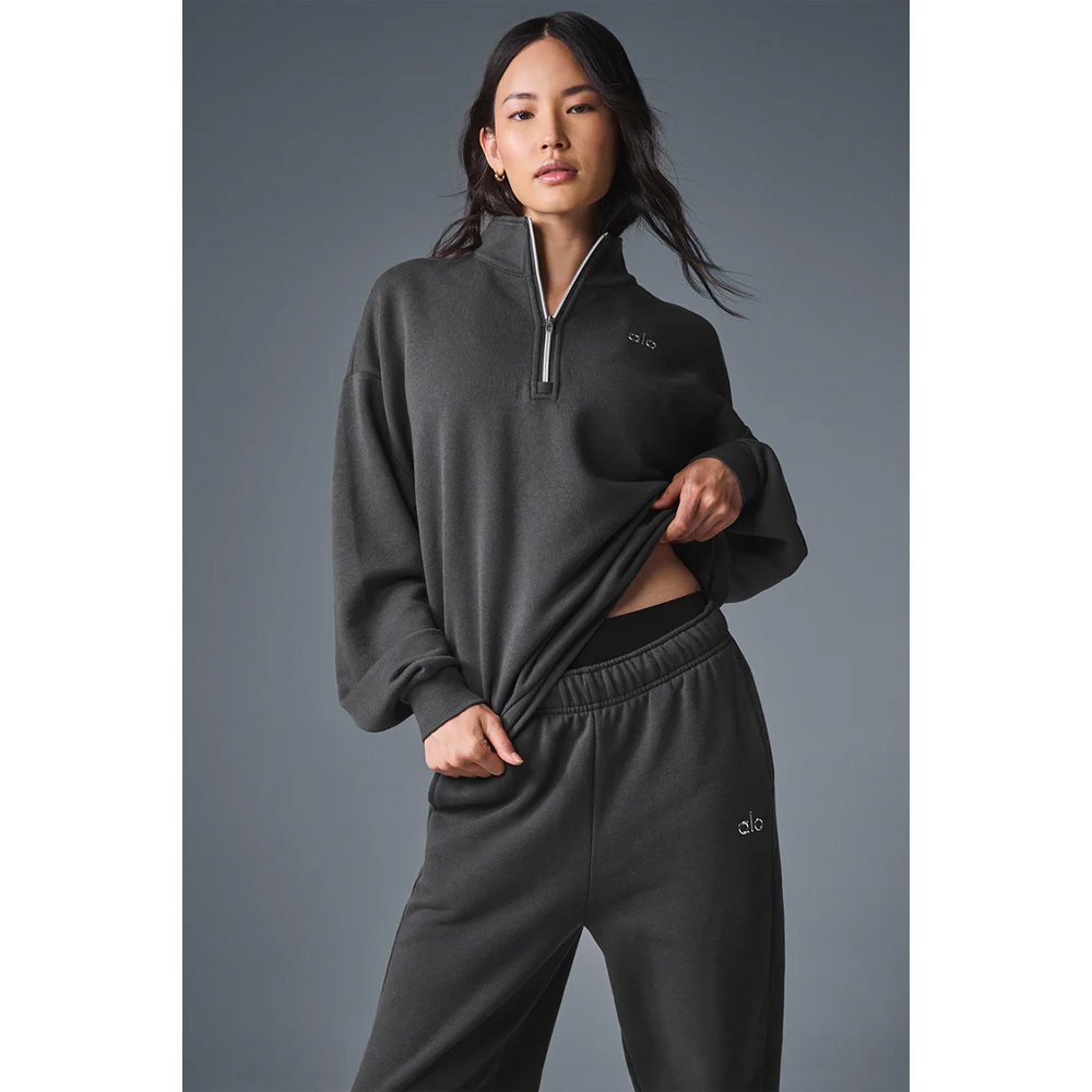 Alo Zip Pullover (Anthracite)