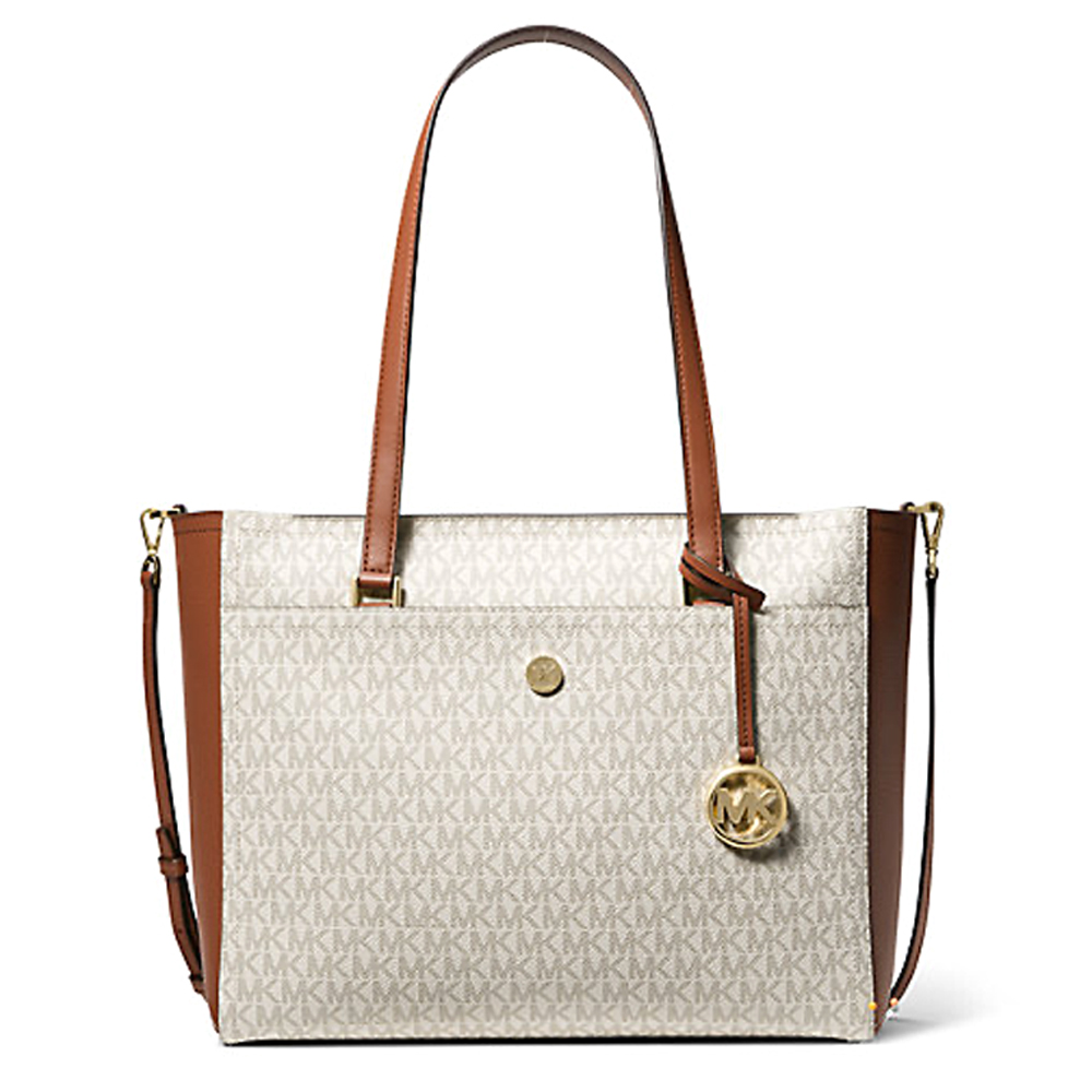 Сумка Michael Kors в логотипе 3 в 1 (Ванильная)