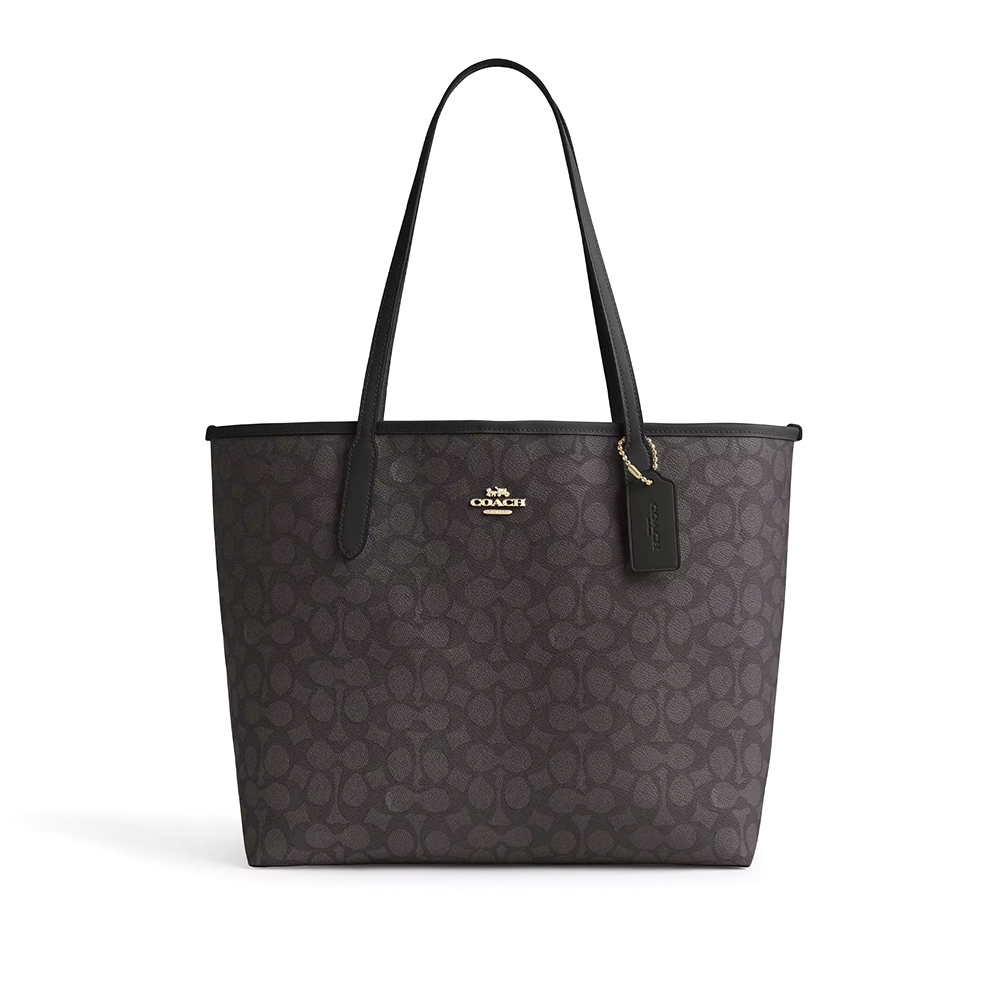 Сумка Coach City Tote (Gold/Walnut/Black)