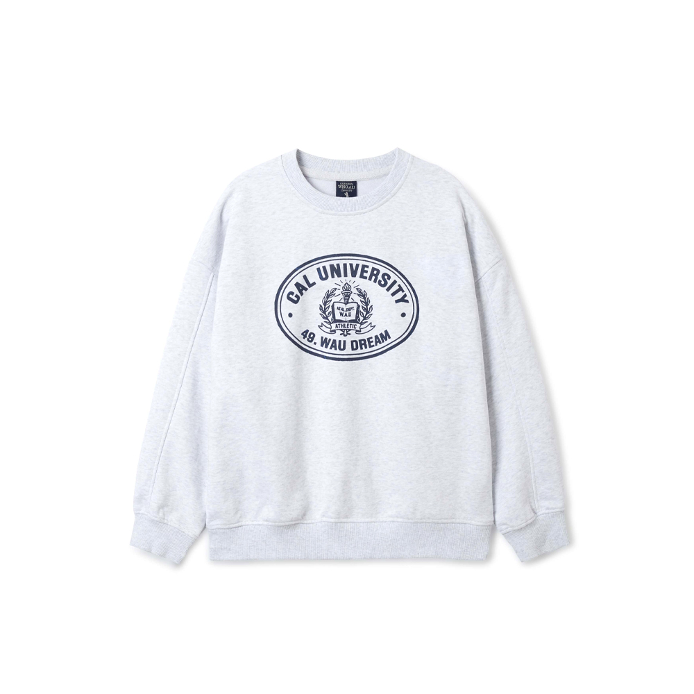 Свитшот Who.A.U Varsity (Light Melange Gray)
