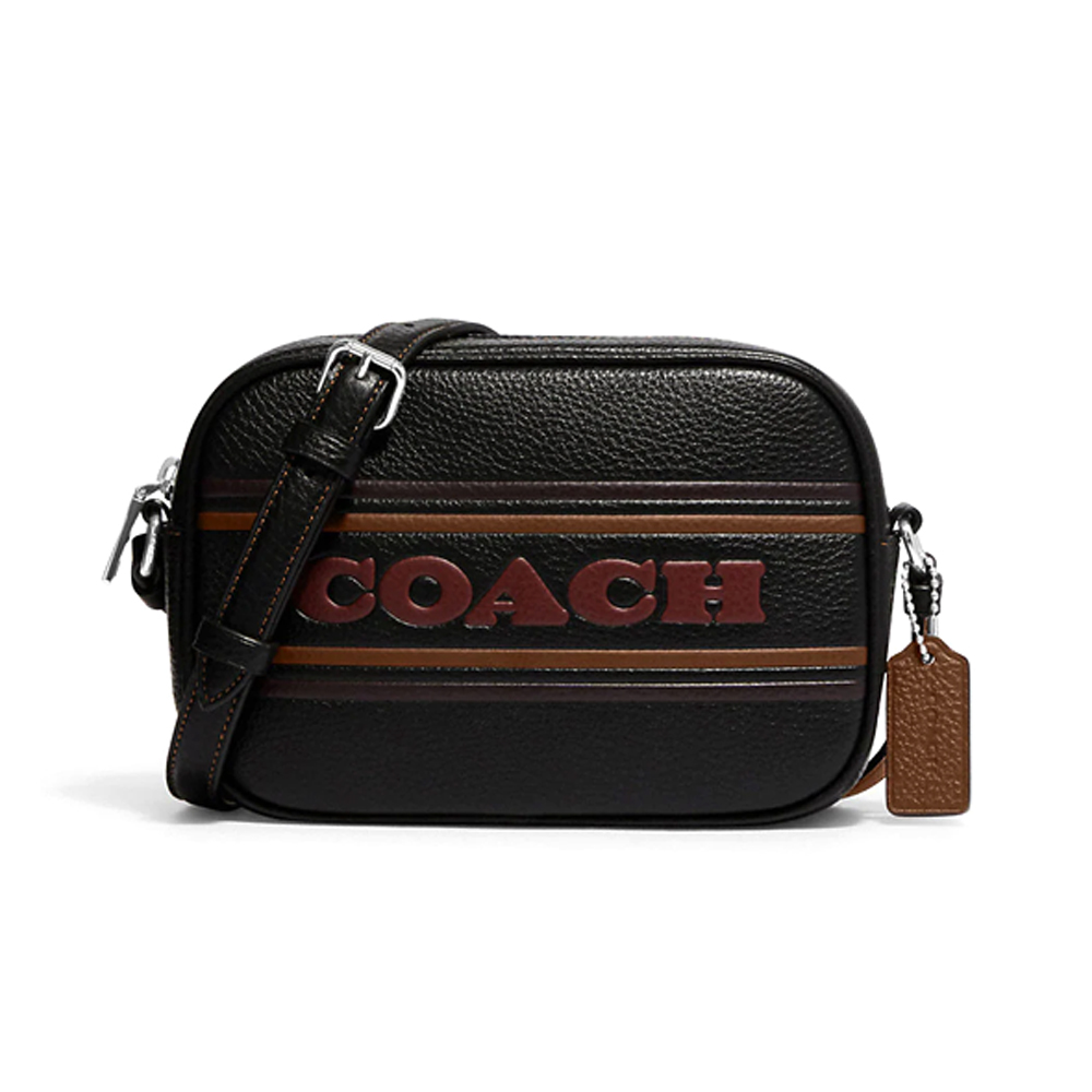 Сумка Coach через плечо с лого (Черная)