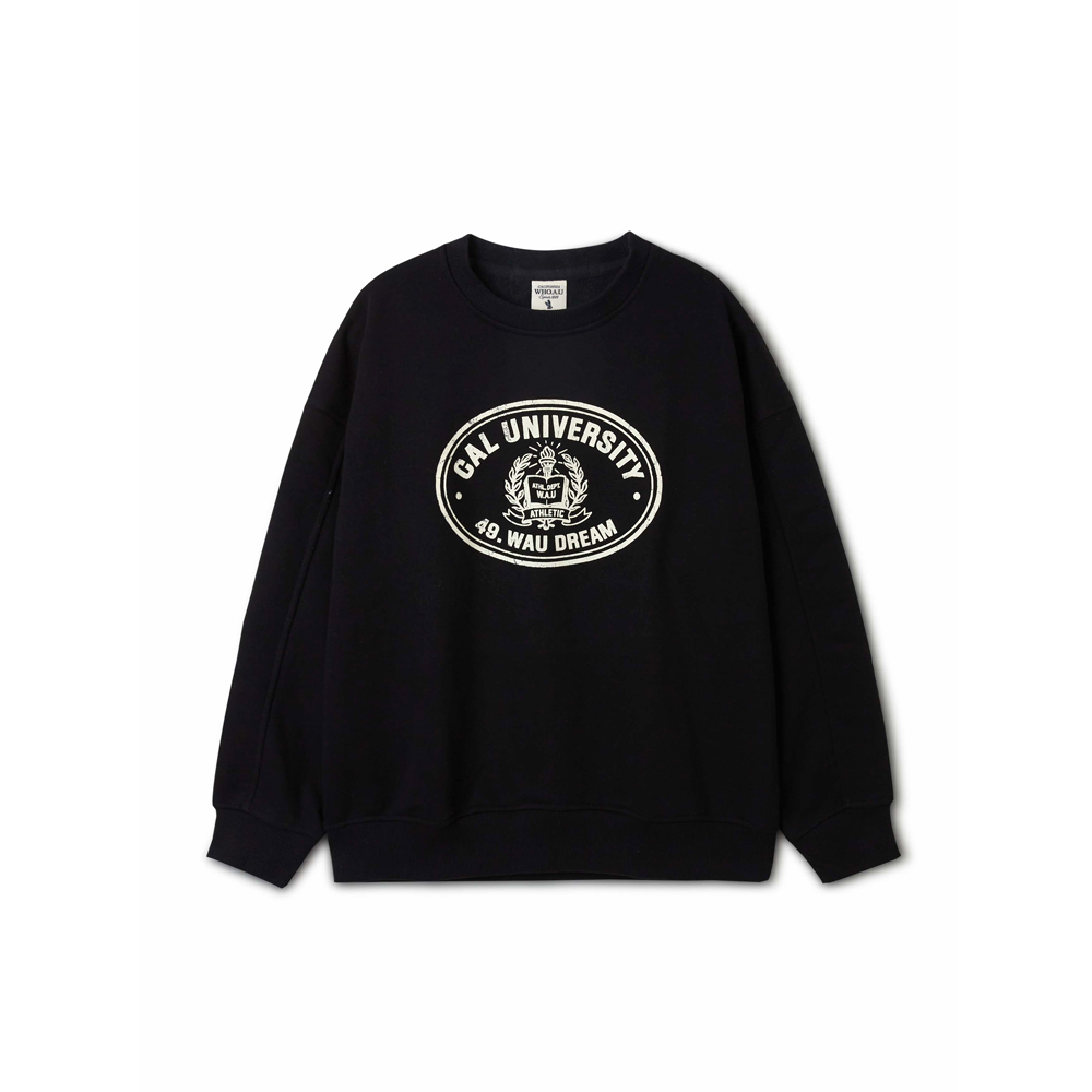 Свитшот Who.A.U Varsity (Черный)