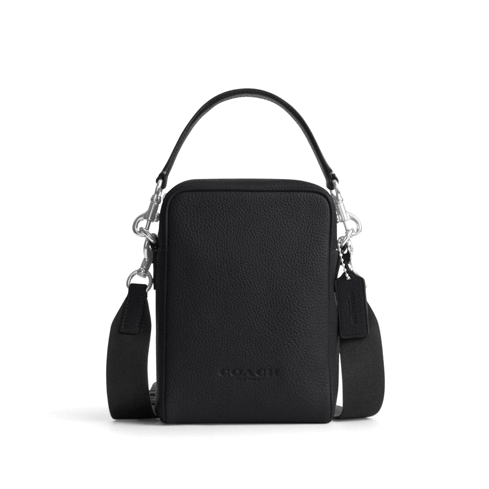 Барсетка Coach через плечо (Silver/Black)