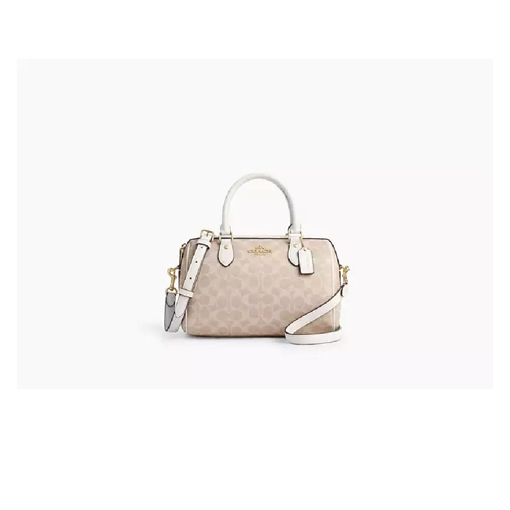 Сумка Coach бочонок (Gold/Sand/Chalk)