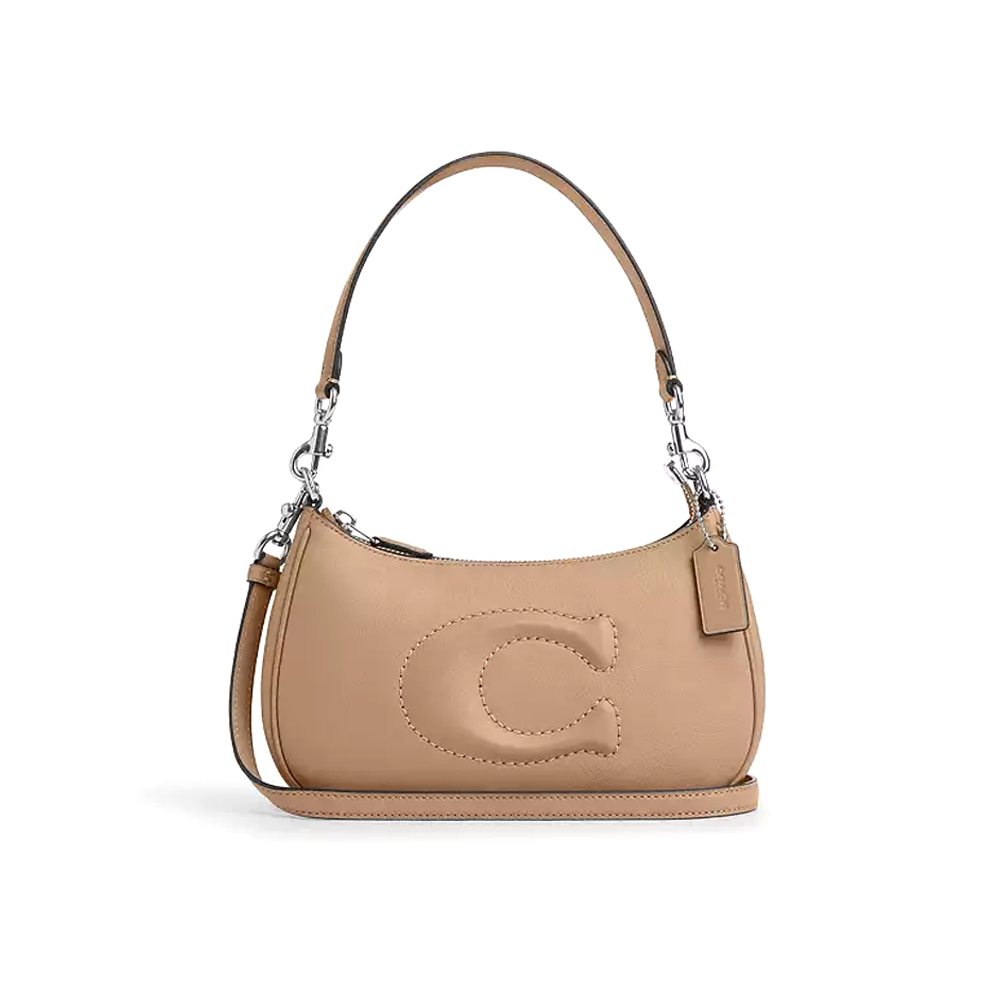 Сумка Coach через плечо (Silver/Taupe)