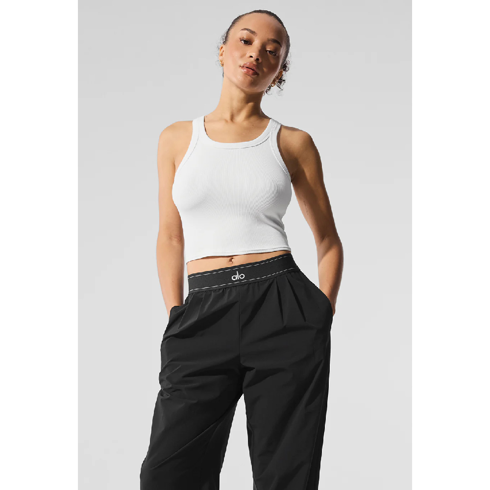 Топ Alo Goddess Ribbed (White)