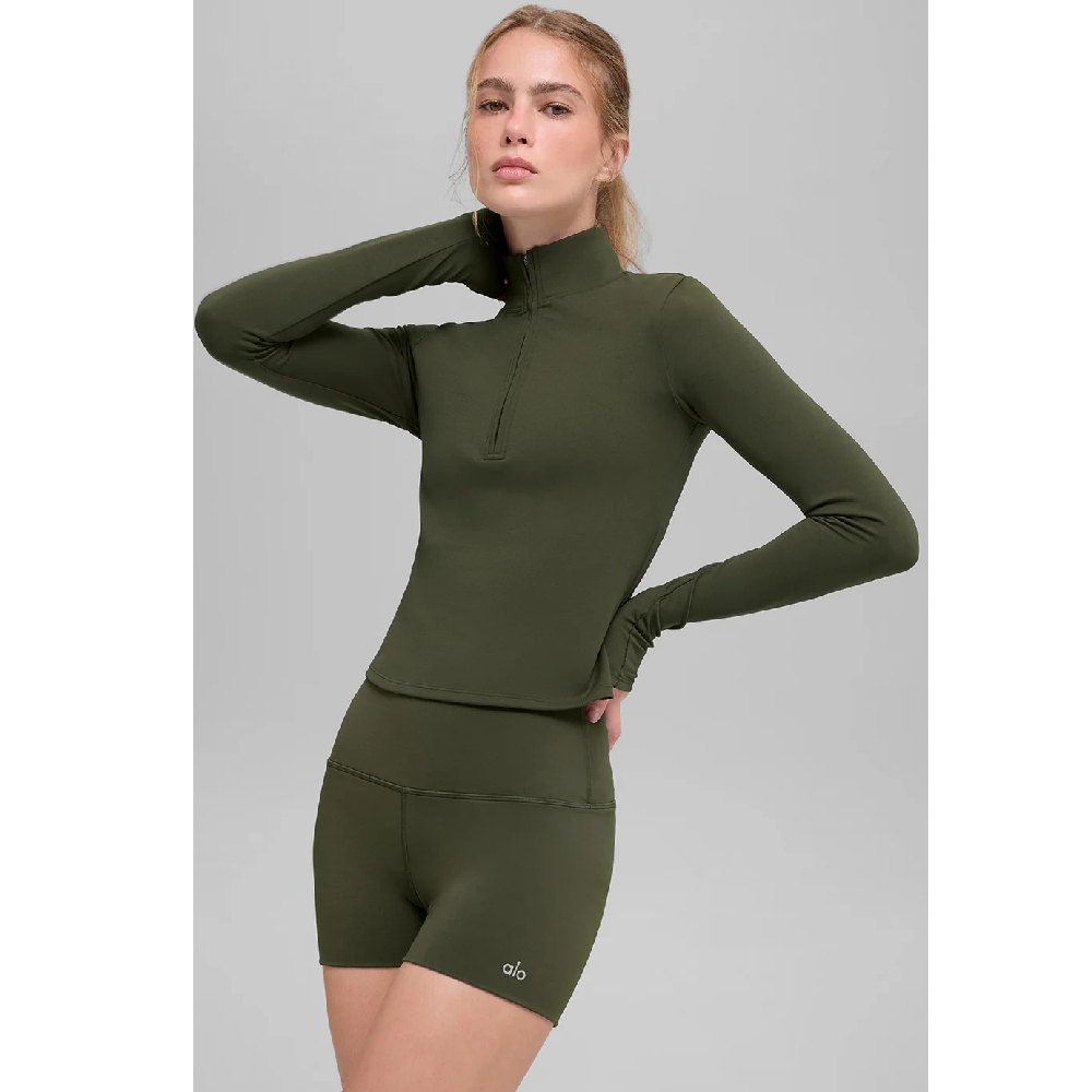 Лонгслив  Alo Softsculpt (Green Olive)
