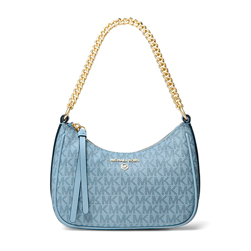 Сумка Michael Kors багет (Голубая)