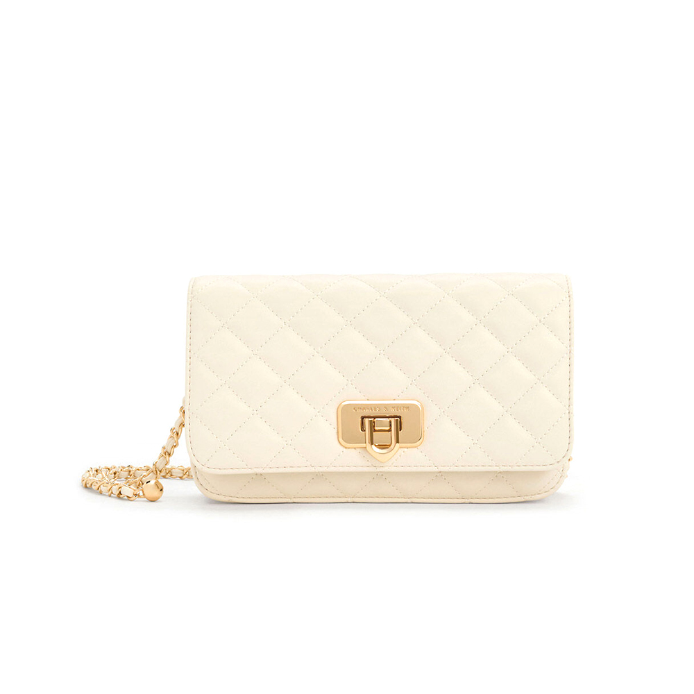 Клатч Charles & Keith (Cream)