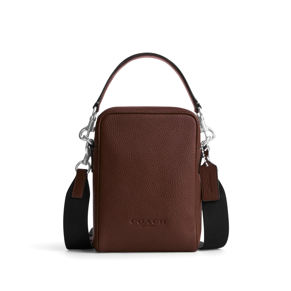 Барсетка Coach через плечо (Silver/Maple)