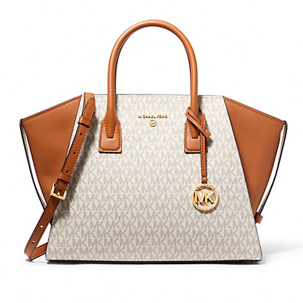 Сумка Michael Kors Avril лого (Ванильный)
