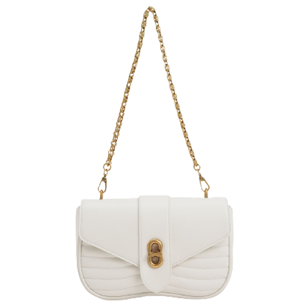 Сумка Charles & Keith через плечо (Кремовый)