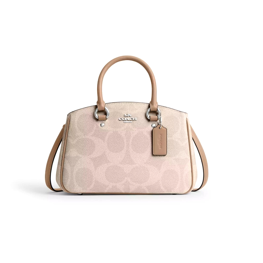 Сумка Coach через плечо (Silver/Sand/Taupe)