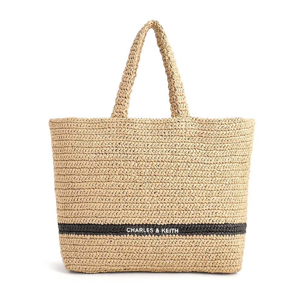 Вязаная сумка Charles & Keith (Beige)