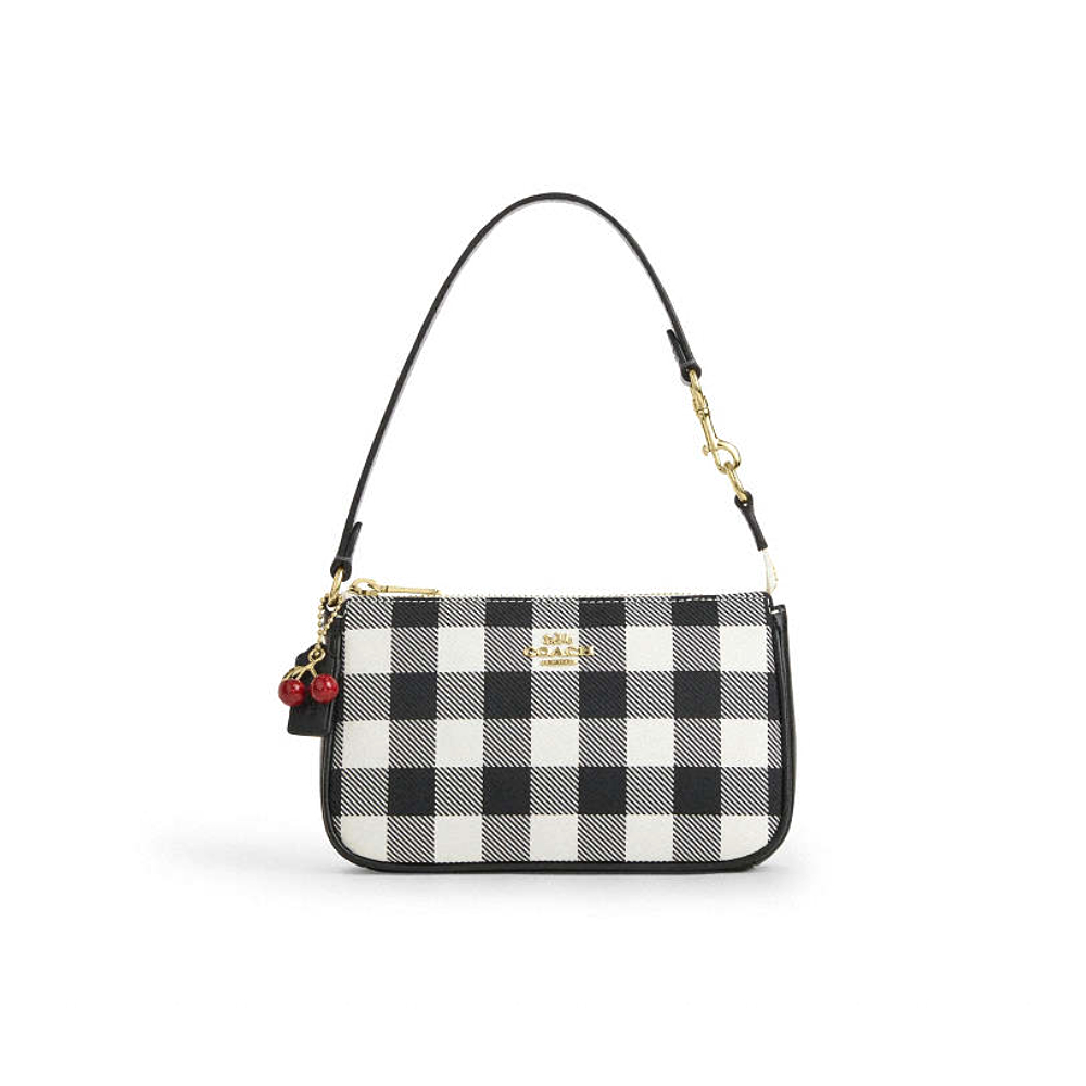 Сумка Coach на плечо (Gold/Black Multi)