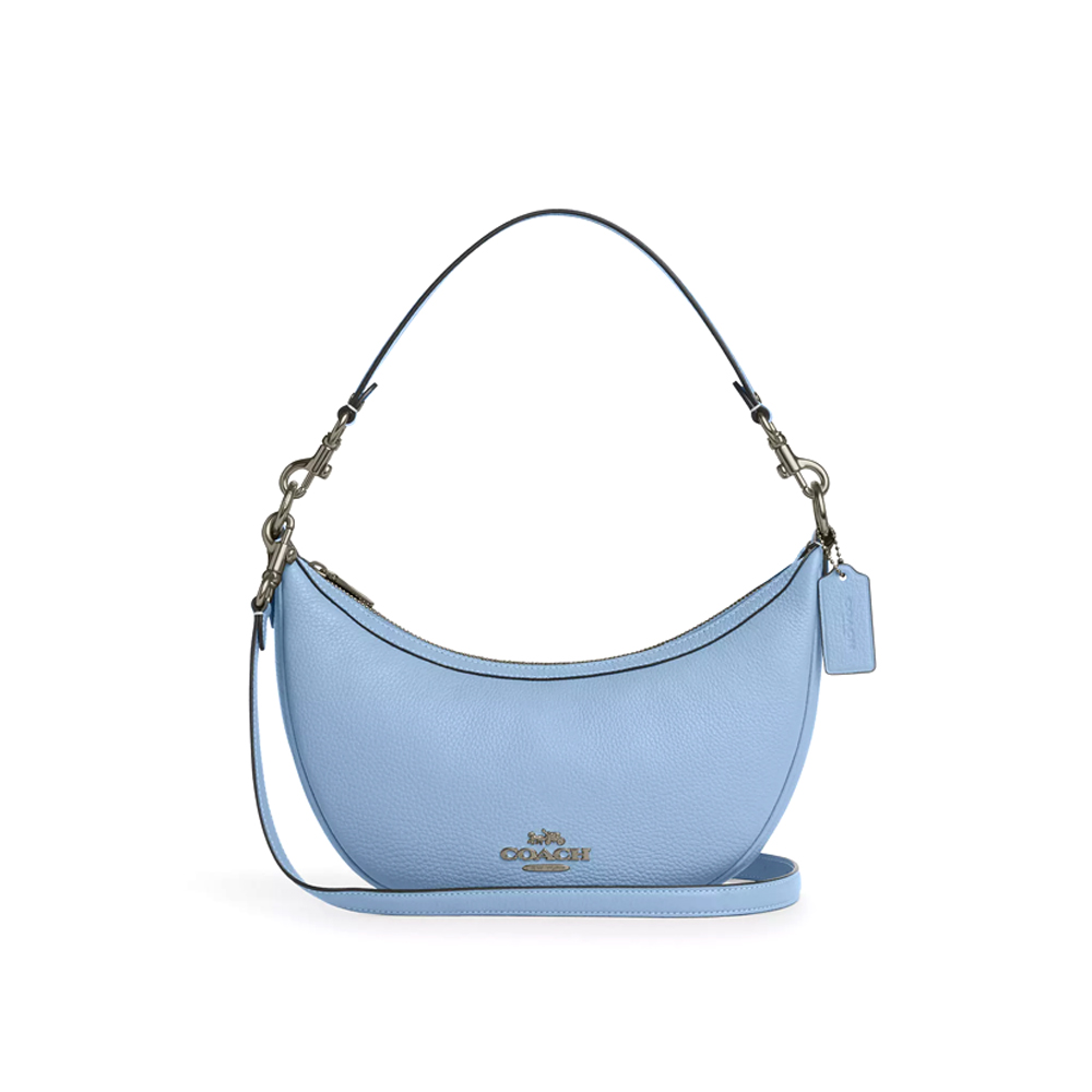 Сумка Coach багет (Голубой)