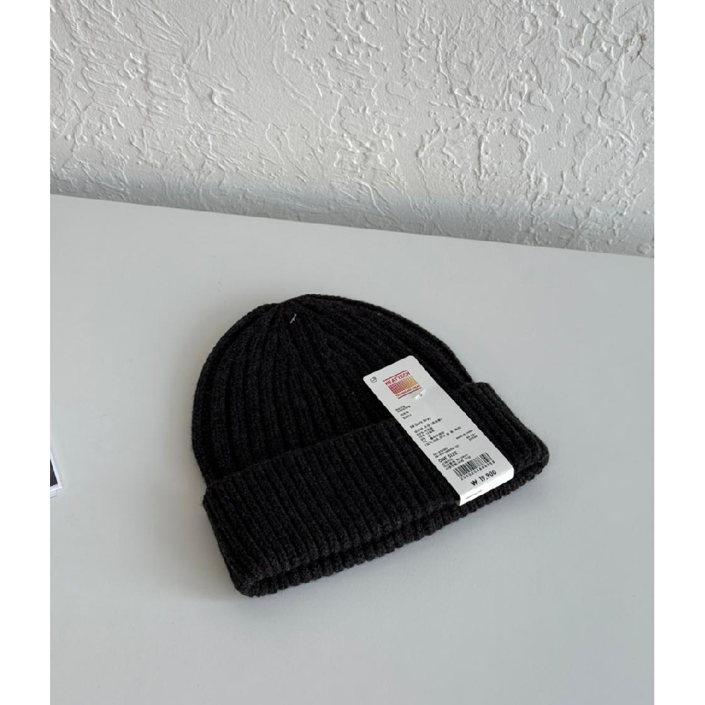 Шапка Uniqlo Heattech (Темно-серый)