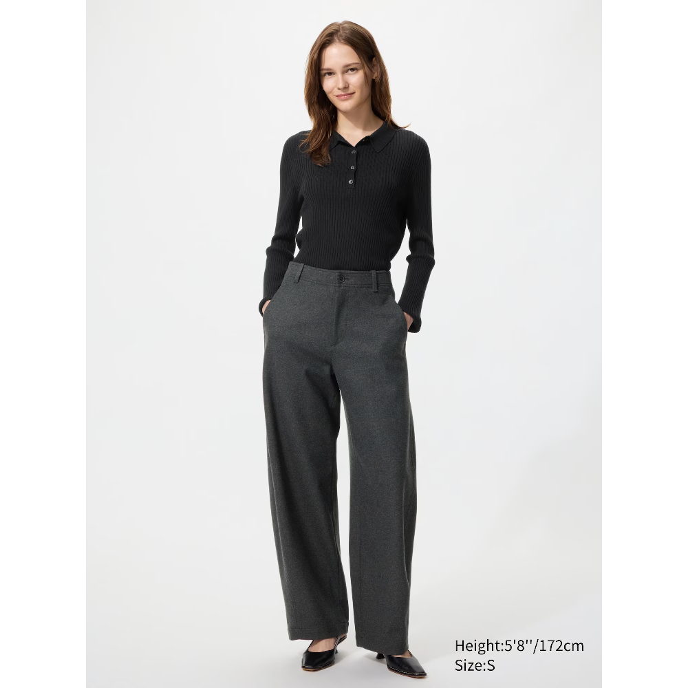 Брюки Uniqlo Barrel (Dark Gray) 