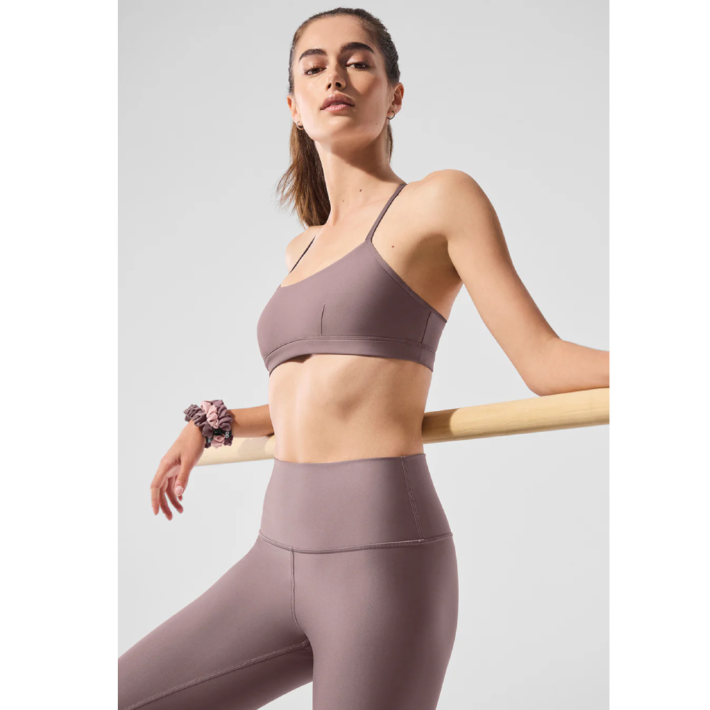 Alo Airlift Intrigue Bra (Mushroom)