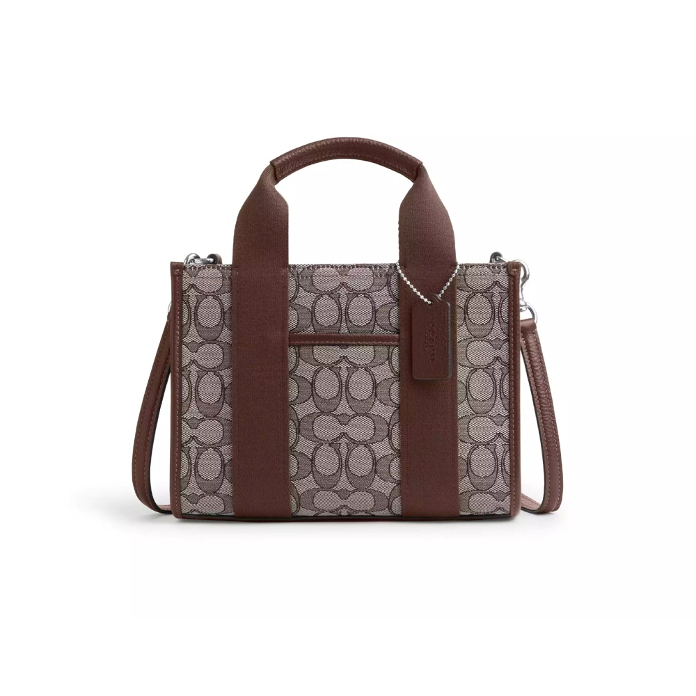 Сумка Coach тоут (Silver/Oak/Maple)