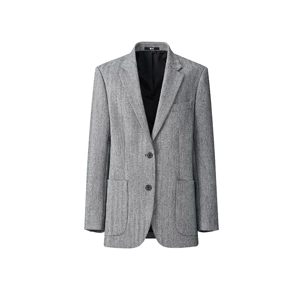 Пиджак Uniqlo  (Темно-серый)