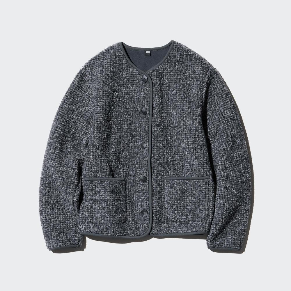 Кардиган флисовый Uniqlo (Dark gray)