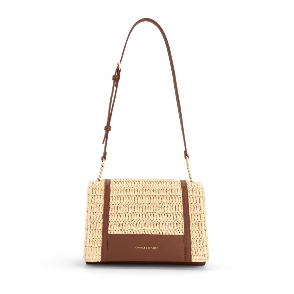 Сумка Charles & Keith (Natural Raffia)