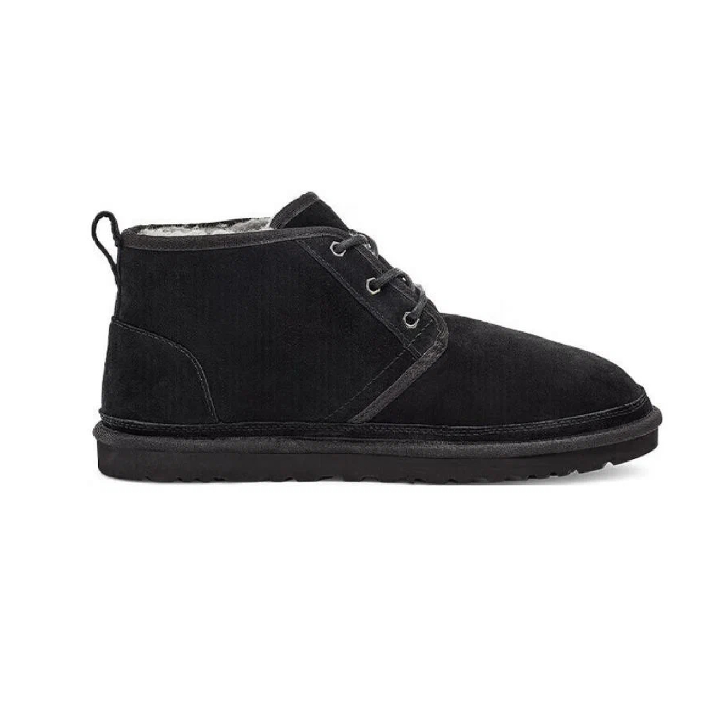 Ботинки Ugg на шнуровке (Черный)