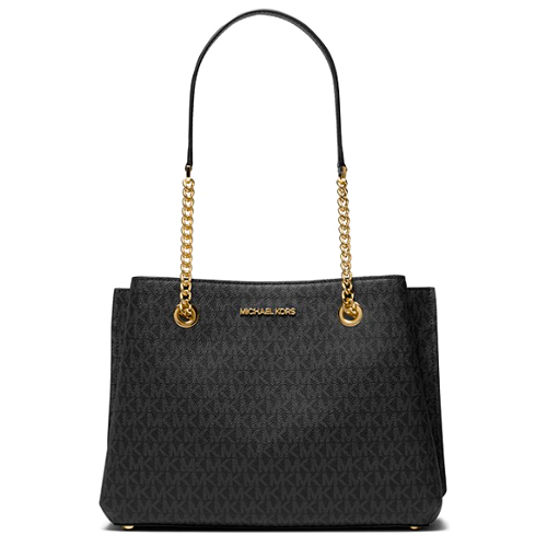 Сумка Michael Kors в логотипе (Черный)