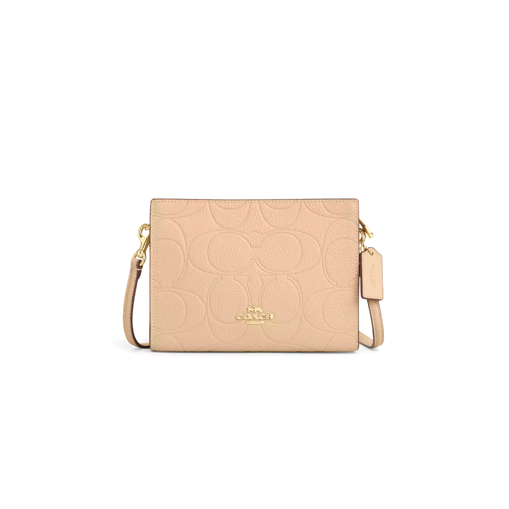 Сумка Coach через плечо(GOLD/Oat)