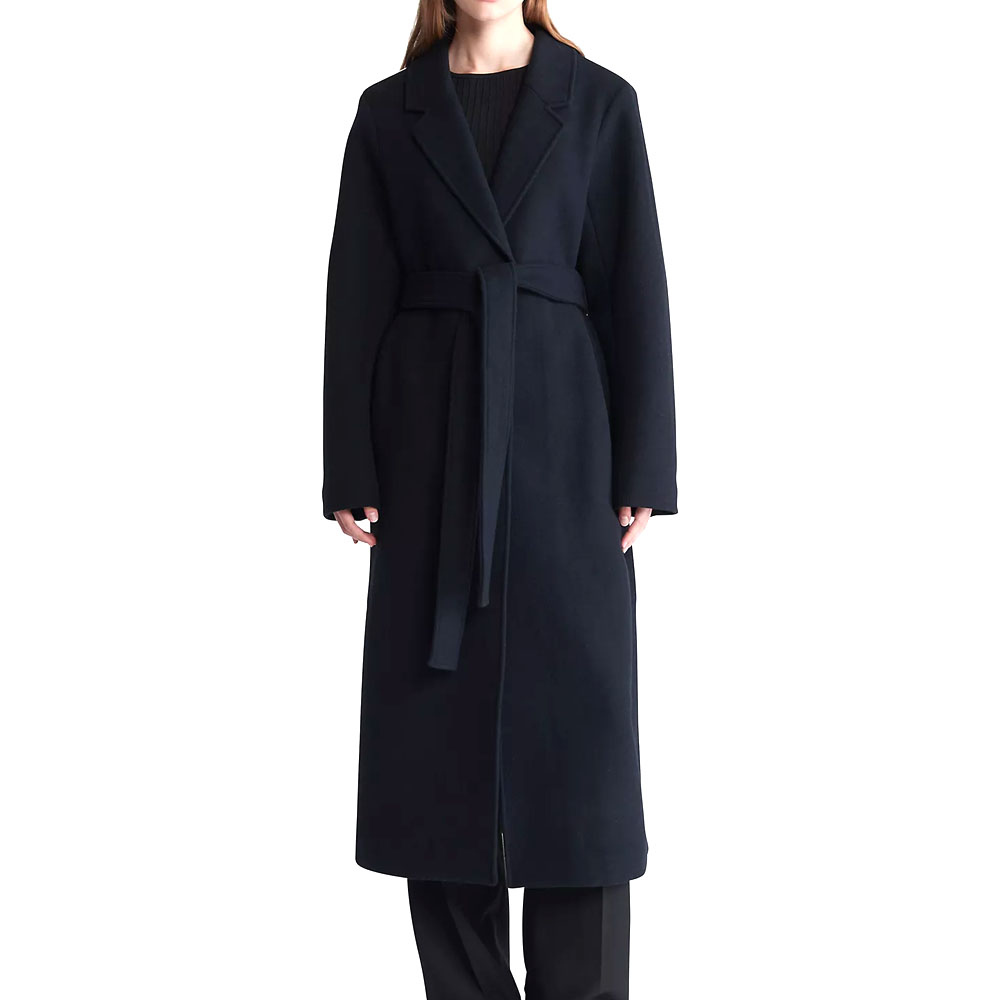 Пальто Calvin Klein удлиненное  (Черное)