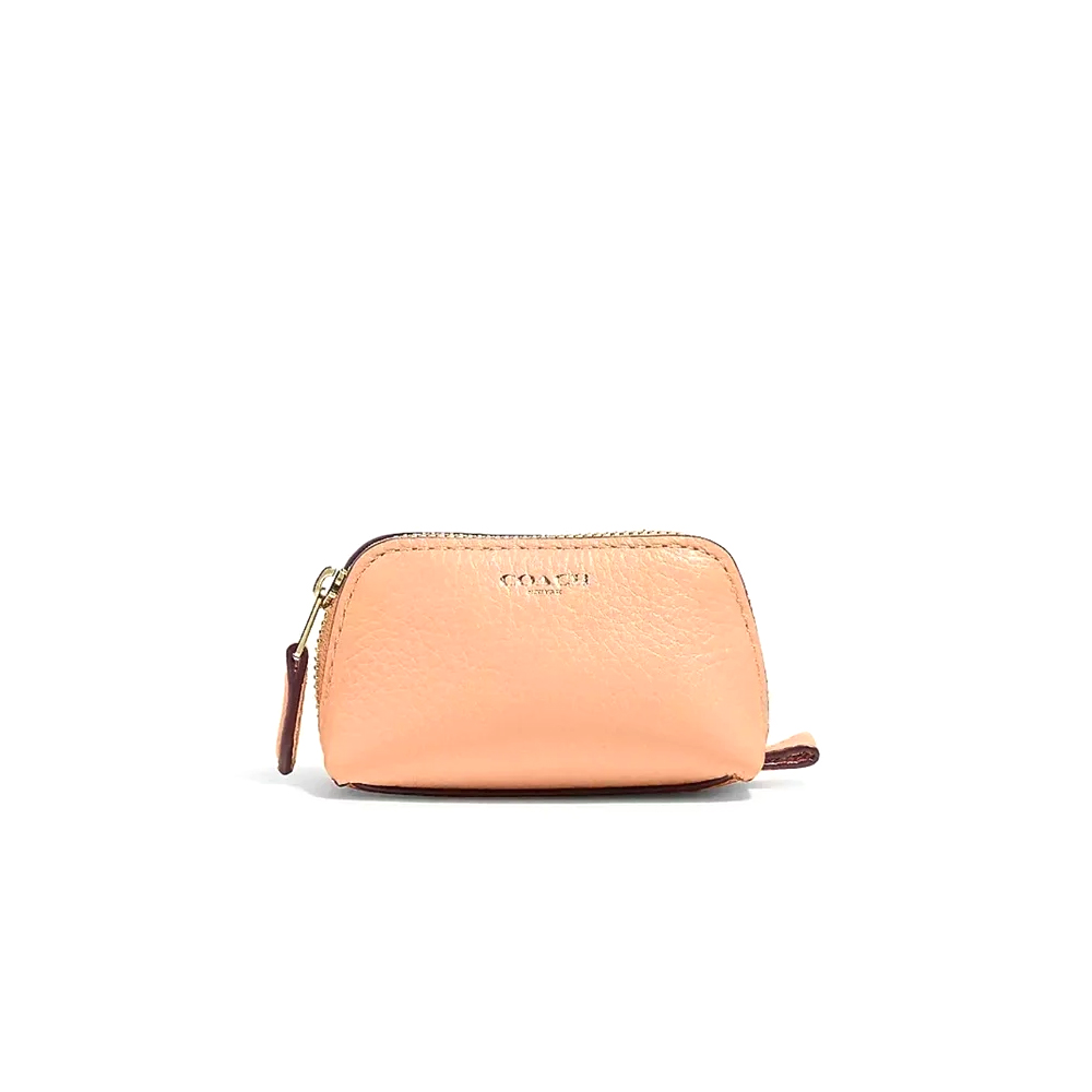 Кошелек Coach Mini Zip (Gold/Faded Blush)