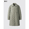 Пальто стеганное Uniqlo (Хаки)