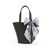 Сумка Charles & Keith с принтом в виде шарфа (Черный)