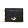 Кошелек Coach на цепи (Черный)