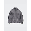Джинсовая куртка Uniqlo (Серый)