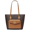 Сумка Michael Kors в лого (Коричневый)