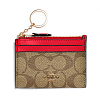 Картхолдер Coach с колечком (Коричневый)
